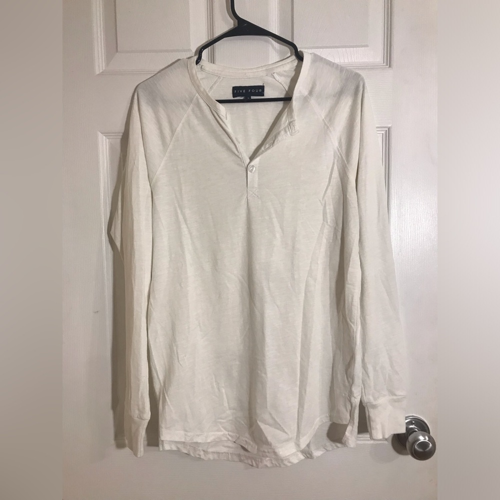 White Long Sleeve Tee